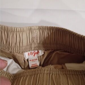 Cat & Jack Beige Elastic Waist Pants